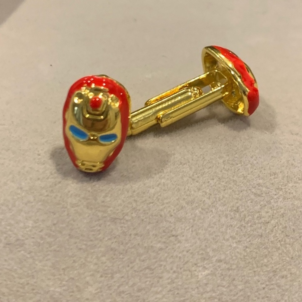 Ironman Mask Cuff Links